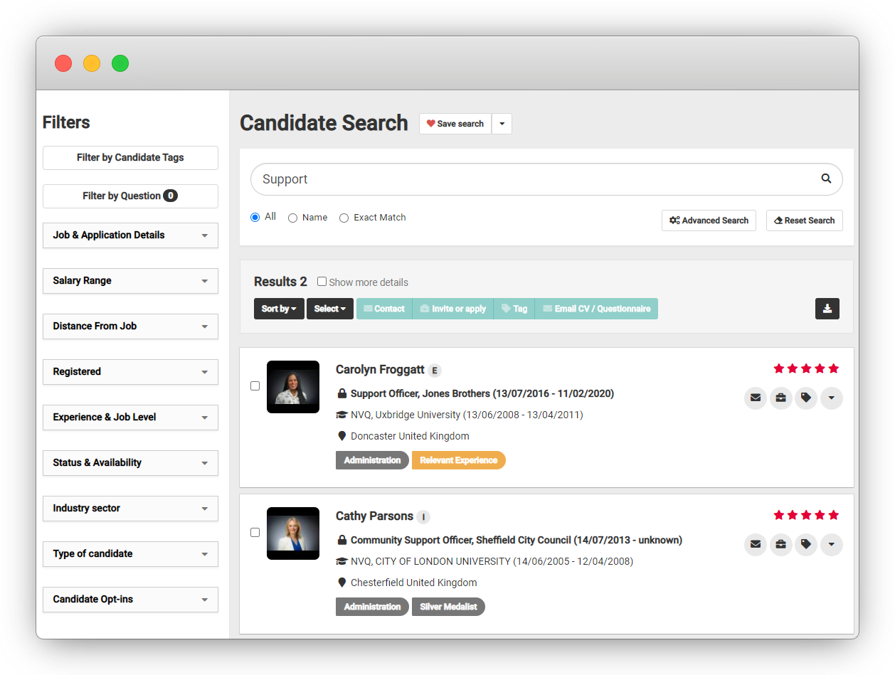 talent search housing