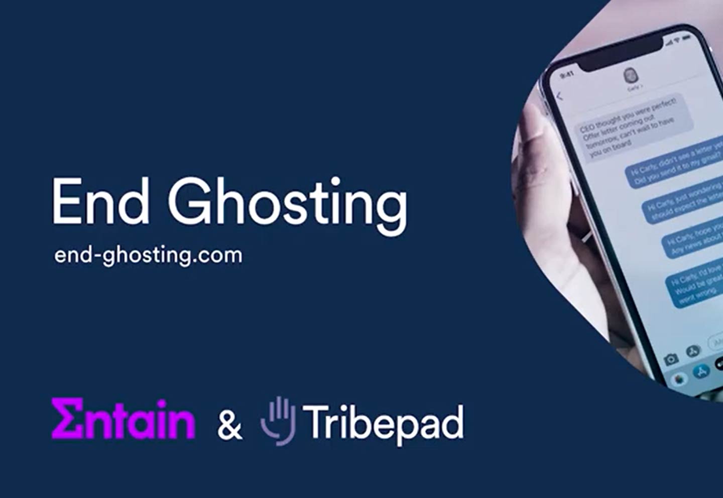 Entain and Tribepad End Ghosting Talk